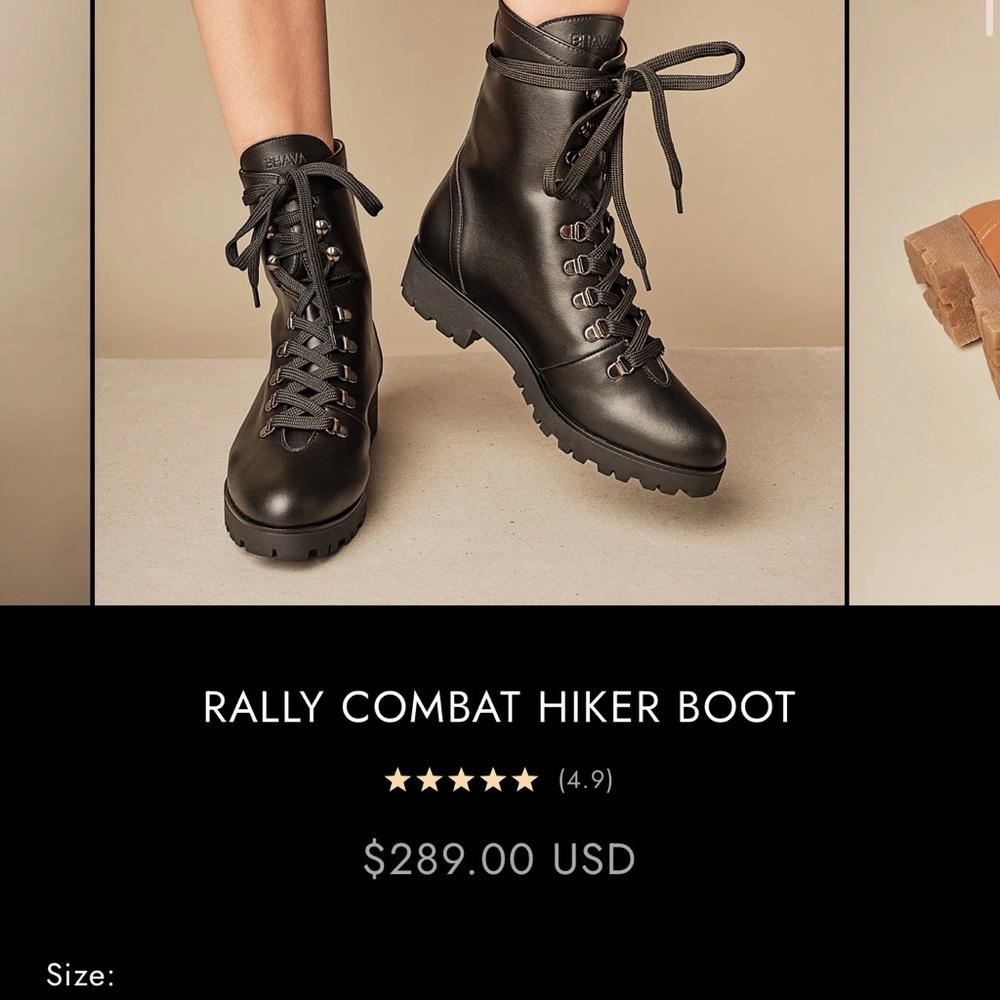 Bhava Rally Combat Hiker Boot - Black